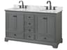 Deborah 60" Dark Gray Vanity