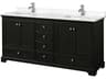 Deborah 72" Dark Espresso Vanity