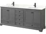 Deborah 80" Dark Gray Vanity
