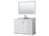 Avery 48" White Vanity with 46" Mirror