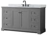 Avery 60" Dark Gray Vanity