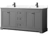 Avery 72" Dark Gray Vanity