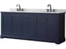 Avery 80" Dark Blue Vanity