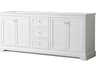 Avery 79" White Vanity