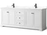 Avery 80" White Vanity