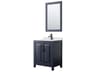 Daria 30" Dark Blue Vanity with 24" Mirror