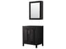 Daria 29" Dark Espresso Vanity with Medicine Cabinet