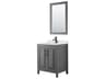 Daria 30" Dark Gray Vanity with 24" Mirror
