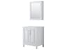 Daria 29" White Vanity with Medicine Cabinet