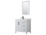 Daria 36" White Vanity with 24" Mirror