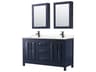 Daria 60" Dark Blue Vanity with Medicine Cabinet