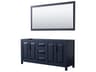 Daria 71" Dark Blue Vanity with 70" Mirror