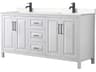 Daria 72" White Vanity