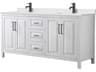 Daria 72" White Vanity