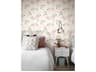 Magnolia Home Artful Prints & Patterns Pink Watercolor Roses Wallpaper