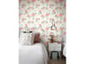 Magnolia Home Artful Prints & Patterns Red Watercolor Roses Wallpaper