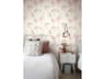 Magnolia Home Artful Prints & Patterns Coral Watercolor Roses Wallpaper