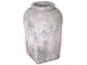 Distressed Grey Wash Vase