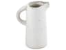 Distressed White Pitcher Vase Small