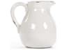 Distressed Crackle White Pitcher Vase