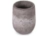 Distressed Metallic Grey Wash Vase