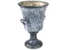 Distressed Blue Drip Texture Pitcher Vase