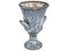Distressed Blue Drip Texture Pitcher Vase
