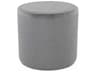 Pale Blue Velvet Upholstered Accent Stool