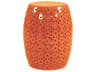 Orange Accent Stool