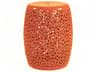 Orange Accent Stool