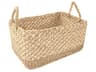 Woven Beige Brown Storage Bin Large