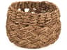 Woven Dark Brown Storage Bin Medium