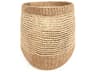 Woven Beige Brown Storage Bin Large