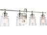 Castara 4-Light Vanity Light Polished Nickel