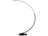 Cortina LED Arc Floor Lamp Matte Black Dimmable