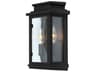 Outdoor Wall Sconce Freemont 2-Light Black Contemporary