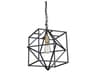Roxton Pendant Light Matte Black and Harvest Brass