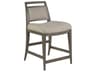 Cohesion Program Nico Upholstered Hardwood Grigio Counter Stool