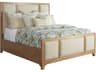 Newport Crystal Cove Sandstone Beige Wood California King Panel Bed