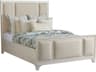 Newport Crystal Cove Sailcloth Beige Wood Queen Panel Bed