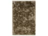 Shag Area Rug Giulia Brown Hand Woven