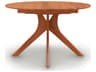 Audrey Extendable Round Wood Dining Table