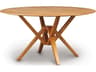 Exeter Round Wood Dining Table