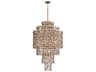 Dolcetti Champagne Leaf Crystal Tiered Pendant
