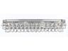 Calypso 8-Light Chrome Crystal Glass Vanity Light
