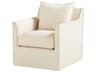 Beige Fabric Accent Chair