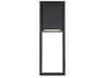 Archetype 18 Inch Outdoor Wall Sconce Modern Black
