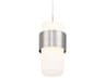 Banded LED Mini Pendant in Brushed Nickel