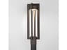 dweLED Chamber LED Outdoor Post Light Bronze Mid-Century Modern