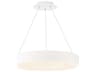 Corso 1-Light White LED Round Pendant